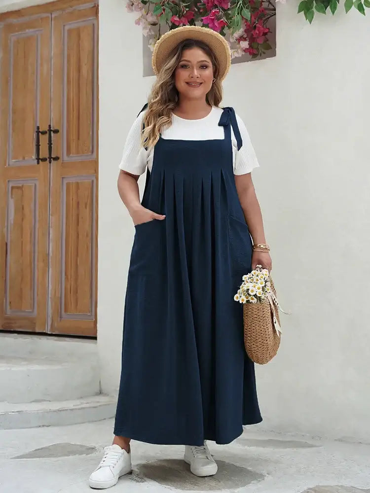 Plus Size Overalls Long Maxi Dresses | Size XL-4XL | AWESIZE Plus Size Overalls Long Maxi Dresses | Size XL-4XL | AWESIZE