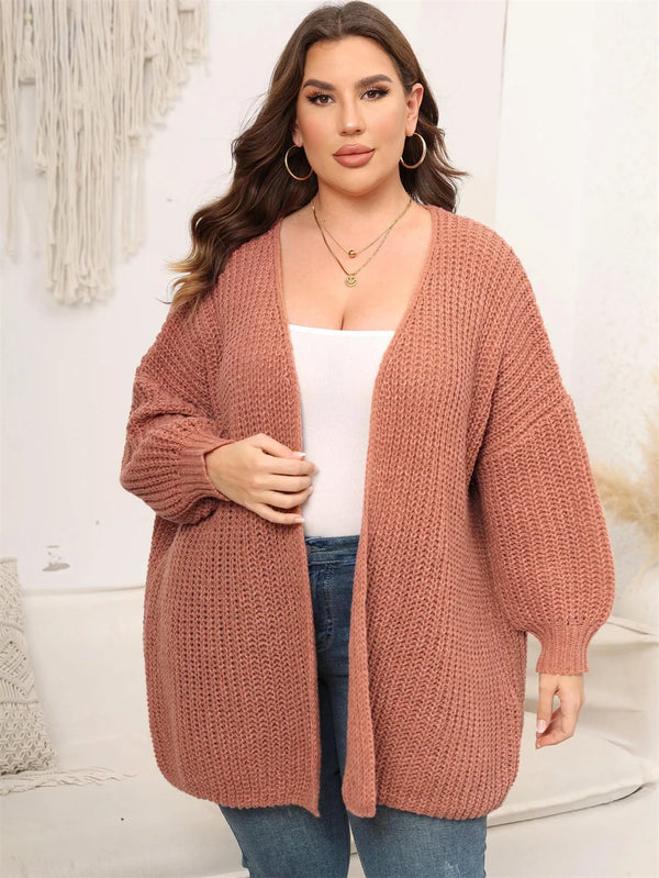 Drop Shoulder Oversized Cardigan