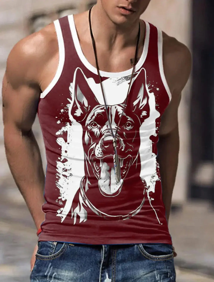 Plus Size Mens Singlets tank tops, available sizes S-5XL