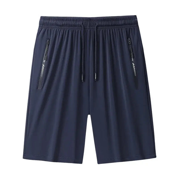 Men's plus size short length sweatpants navy summer comfort activewear