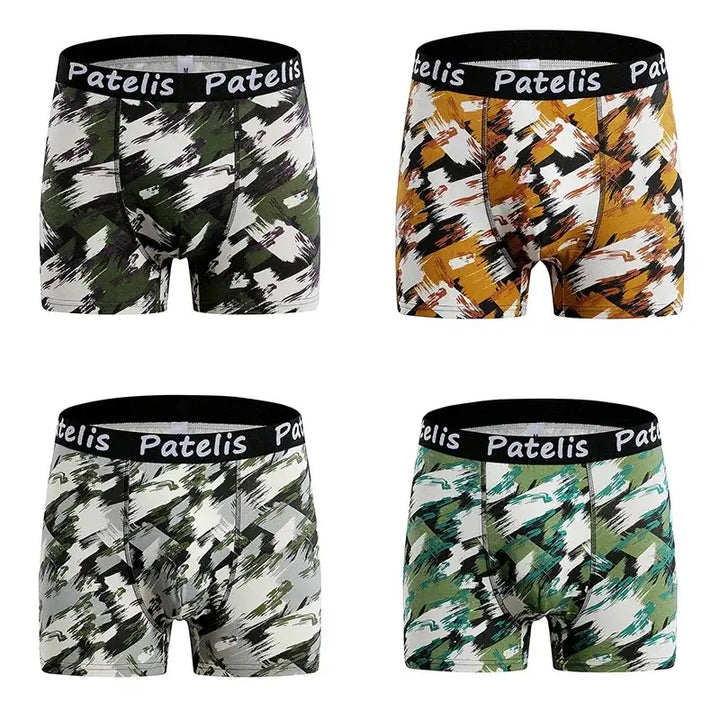 Camouflage Cotton Boxer Underwear for Plus Size Men – XL-7XL