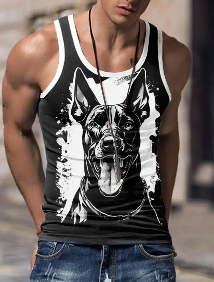 Plus Size Mens Singlets tank tops, available sizes S-5XL