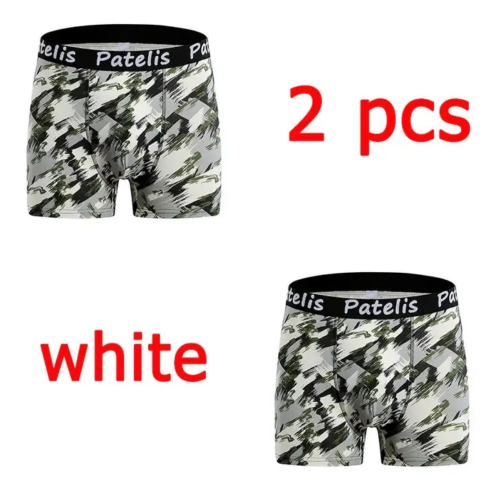 Camouflage Cotton Boxer Underwear for Plus Size Men – XL-7XL